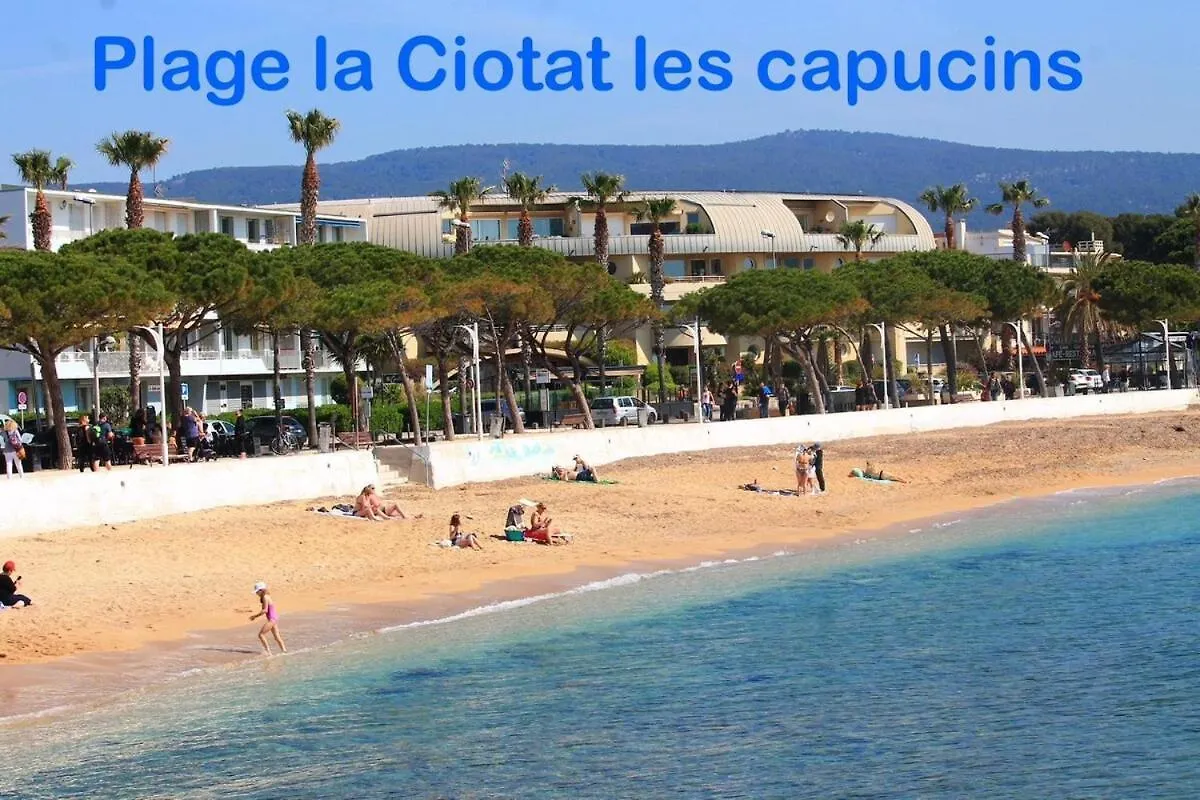 Appartamento Mini Villa Jardin Jacuzzi, Vue Mer, 300M Des Plages La Ciotat