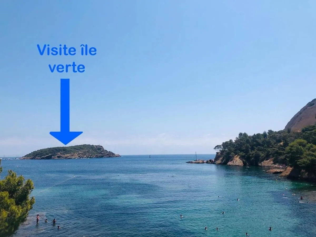 Mini Villa Jardin Jacuzzi, Vue Mer, 300M Des Plages La Ciotat Apartment